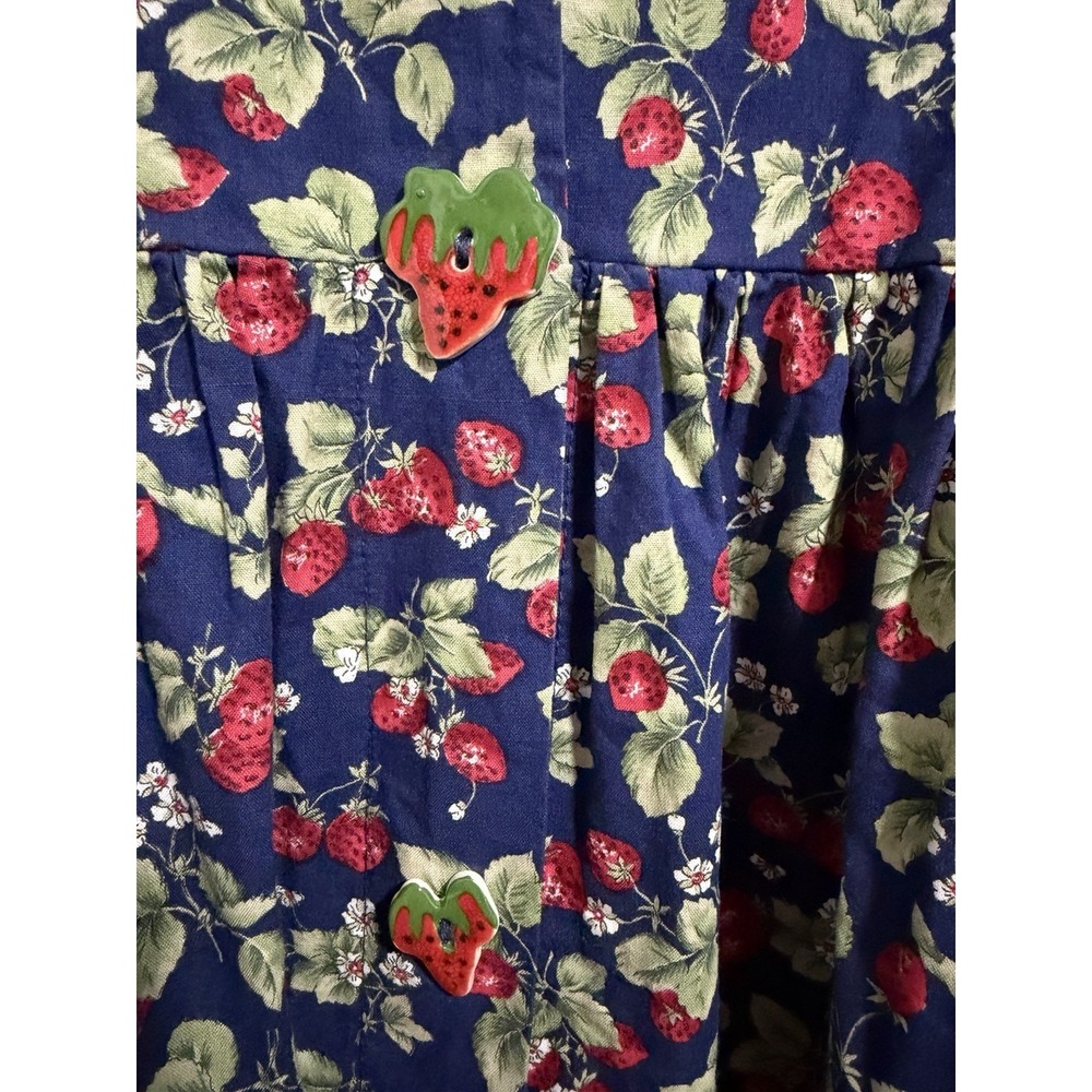 Dogwood Lane Strawberry Fields Cottage Farm Core Sleeveless Dress Women's Small - Picture 12 of 14